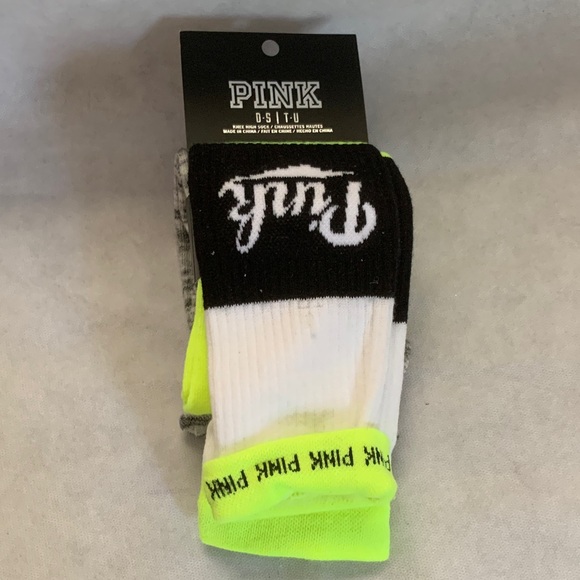 Victoria's Secret PINK Knee High Socks - 2 Pairs in Original Package - Picture 3 of 5